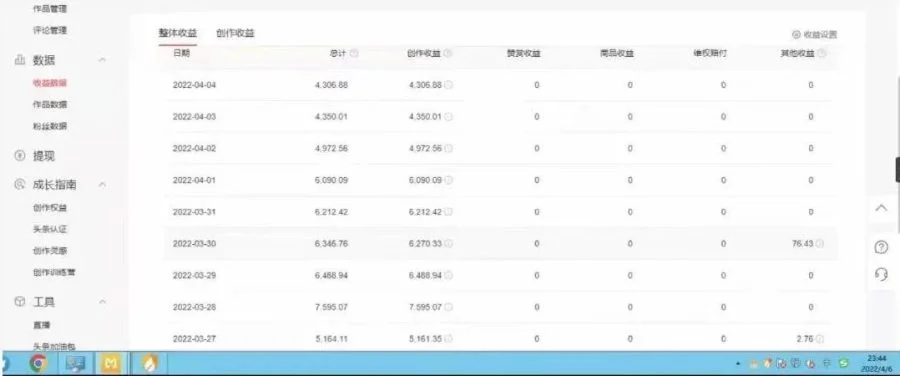 直接丢软件，不用写文案，收益4位数头条中视频的冷门领域