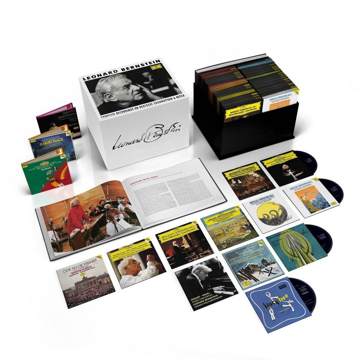 美国指挥家、钢琴家伦纳德·伯恩斯坦(Leonard Bernstein)诞辰100周年环球录音全集121CD[无损FLAC/34.00GB]百度云盘打包下载 影音资源 第2张